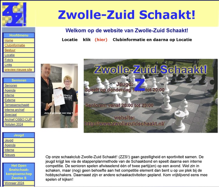 oude website